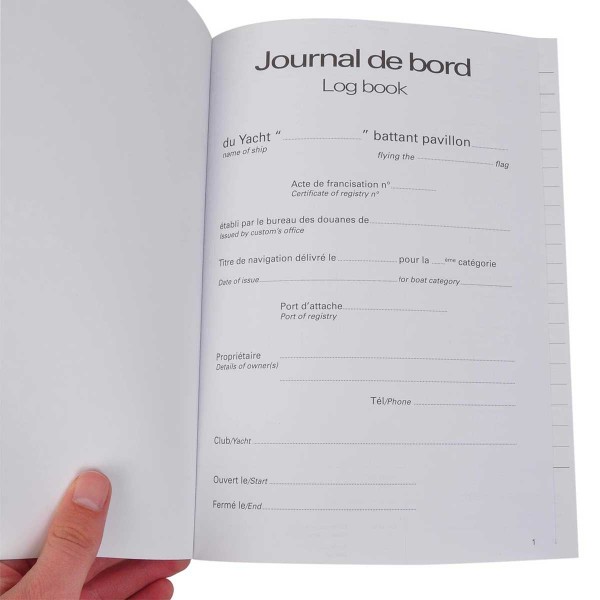 Bilingual logbook (FR-GB) - N°3 - comptoirnautique.com