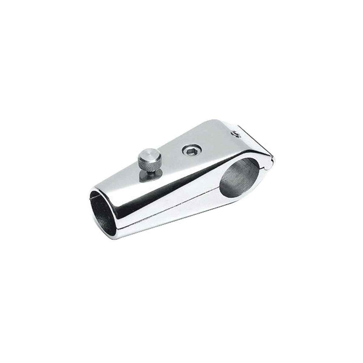 Support de mât de pavillon inox pour tube Ø 25 mm