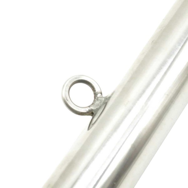 Stainless steel flagpole with ball - 61 cm - N°5 - comptoirnautique.com