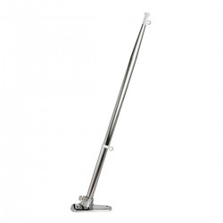 Mât de pavillon inox 30° - 40 cm + support