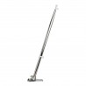 30° stainless steel flagpole - 40 cm + support