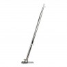 Asta per bandiera in acciaio inox 30° - 40 cm + supporto