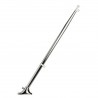 30° stainless steel flagpole - 88 cm + stainless steel support