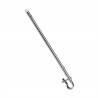Asta per bandiera in acciaio inox da 40 cm per tubo Ø 22-25 mm