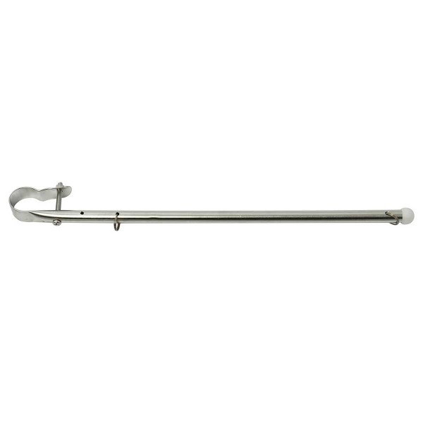 -Mástil de acero inoxidable de 40 cm para tubo Ø 22 25 mm - N°4 - comptoirnautique.com