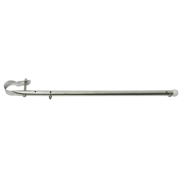 Asta per bandiera in acciaio inox da 40 cm per tubo Ø 22-25 mm - N°4 - comptoirnautique.com