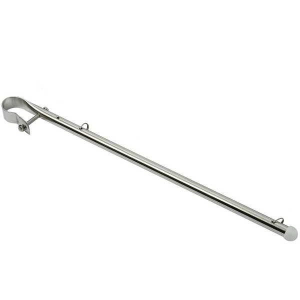 Asta per bandiera in acciaio inox da 40 cm per tubo Ø 22-25 mm - N°5 - comptoirnautique.com