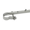 Asta per bandiera in acciaio inox da 40 cm per tubo Ø 22-25 mm - N°7 - comptoirnautique.com