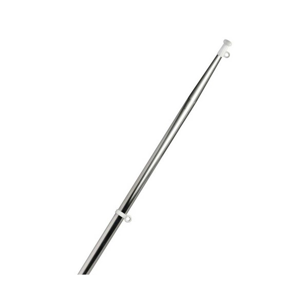 Mât de pavillon inox à section conique 60 cm - Ø 20  mm - N°2 - comptoirnautique.com