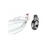 Staffa per asta a bandiera Ø 14 mm per tubo Ø 22-25 mm - N°4 - comptoirnautique.com