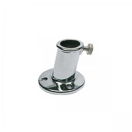 Base pour mât de pavillon 10° -  Ø 20 mm