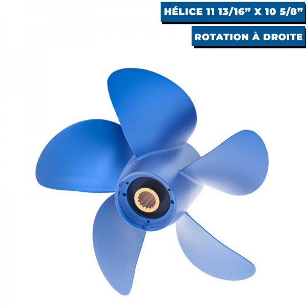 hélice 11 13/16" x 10 5/8" avec rotation à droite - N°1 - comptoirnautique.com