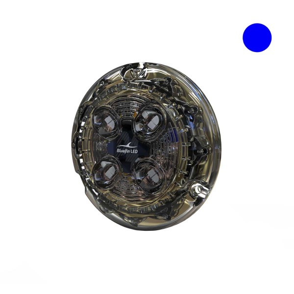 Bluefin LED Piranha P4 Bronze bleu cobalt côté - N°5 - comptoirnautique.com