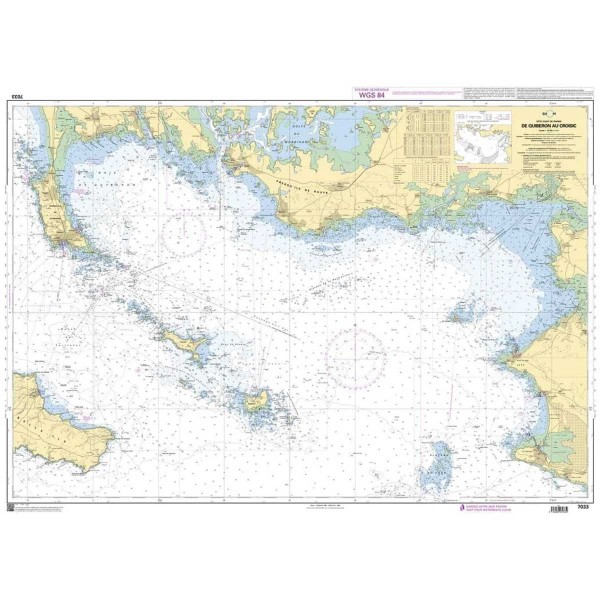 Carta speciale ripiegata per l'esercizio della patente nautica d'altura - N°2 - comptoirnautique.com