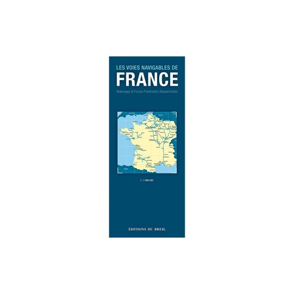 Map of French waterways - N°1 - comptoirnautique.com