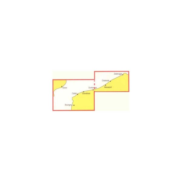 Folded nautical charts - English Channel - N°2 - comptoirnautique.com