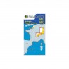 Folded nautical charts - English Channel