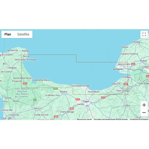 Folded nautical charts - English Channel - N°6 - comptoirnautique.com