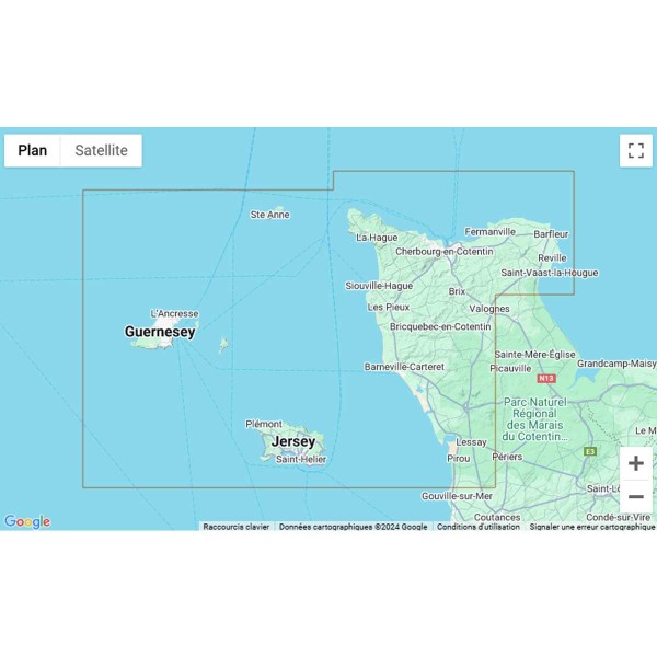 Folded nautical charts - English Channel - N°8 - comptoirnautique.com