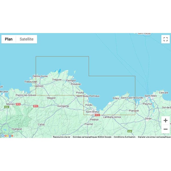 Folded nautical charts - English Channel - N°12 - comptoirnautique.com