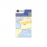 Folded nautical charts - English Channel