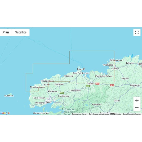 Folded nautical charts - English Channel - N°14 - comptoirnautique.com