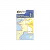Carte marine pliée - Manche