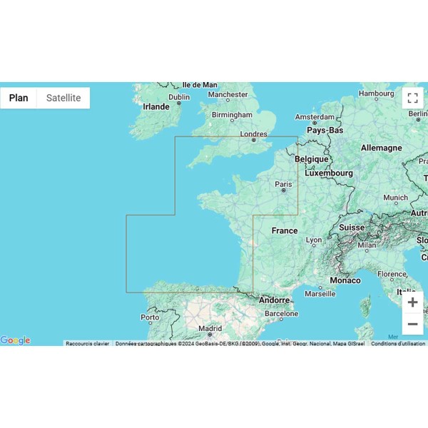 Folded nautical charts - English Channel - N°16 - comptoirnautique.com