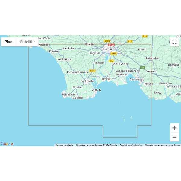 Folded nautical charts - Atlantic - N°6 - comptoirnautique.com