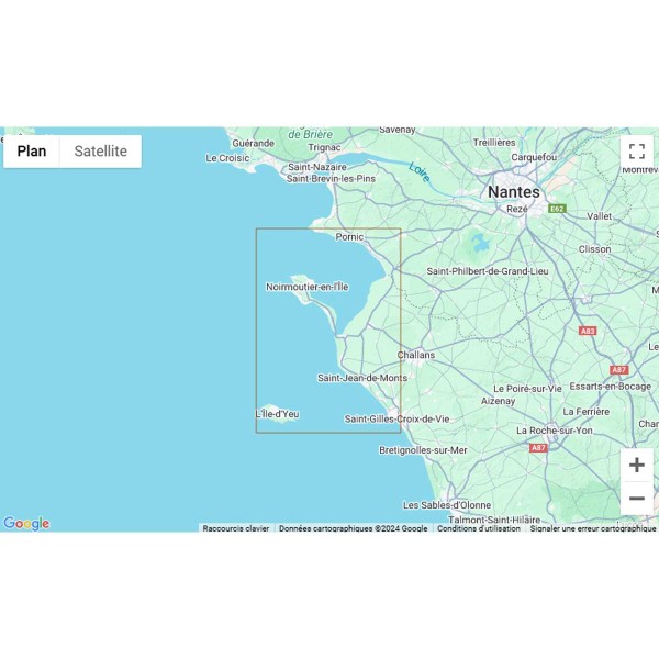 Folded nautical charts - Atlantic - N°18 - comptoirnautique.com