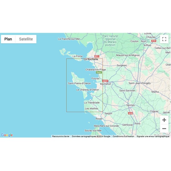 Folded nautical charts - Atlantic - N°24 - comptoirnautique.com