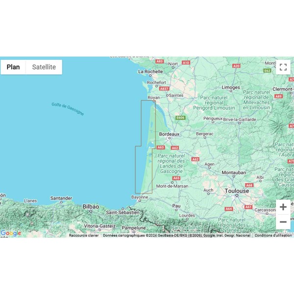 Folded nautical charts - Atlantic - N°28 - comptoirnautique.com