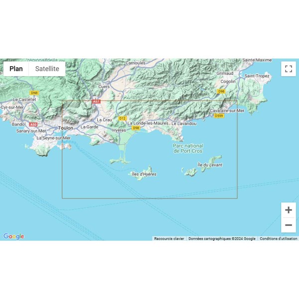 Folded nautical chart - Mediterranean (France) - N°8 - comptoirnautique.com