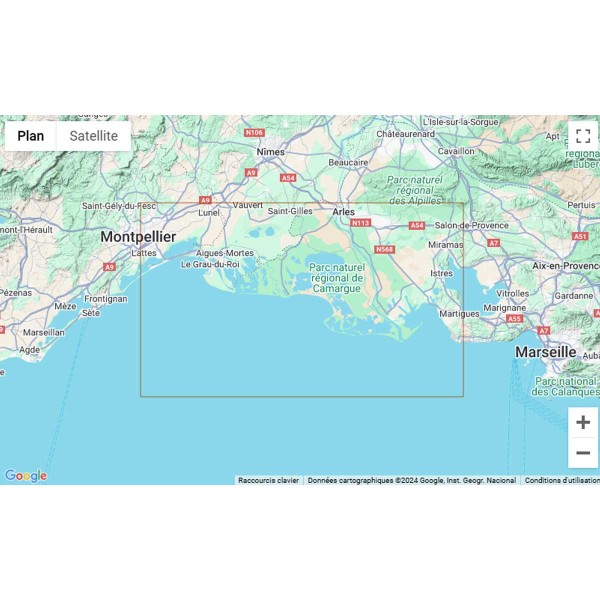 Folded nautical chart - Mediterranean (France) - N°14 - comptoirnautique.com