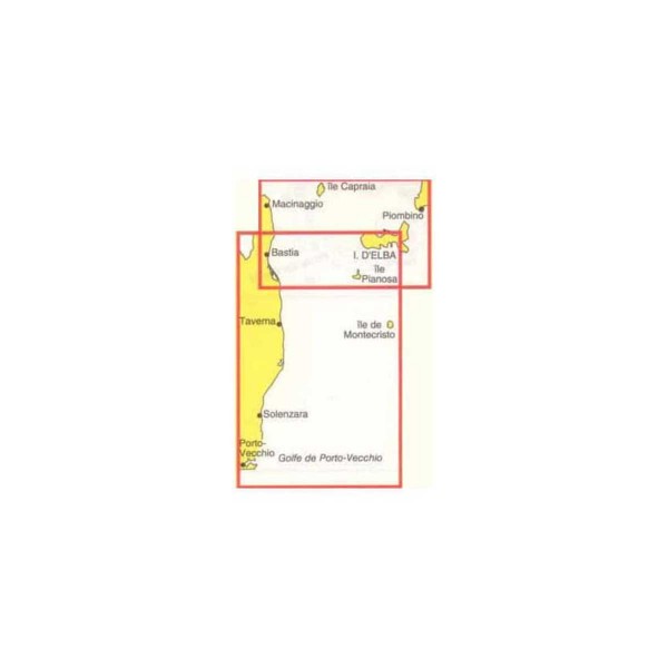 Folded nautical charts - Corsica - N°2 - comptoirnautique.com