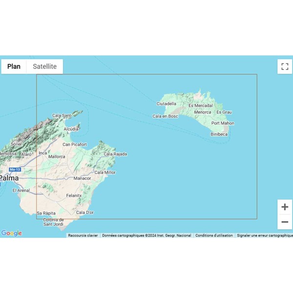 - Cartas náuticas dobradas Espanha (Mediterrâneo) - N°2 - comptoirnautique.com