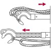 Gancio telescopico per barca-corde d'ormeggio - N°5 - comptoirnautique.com