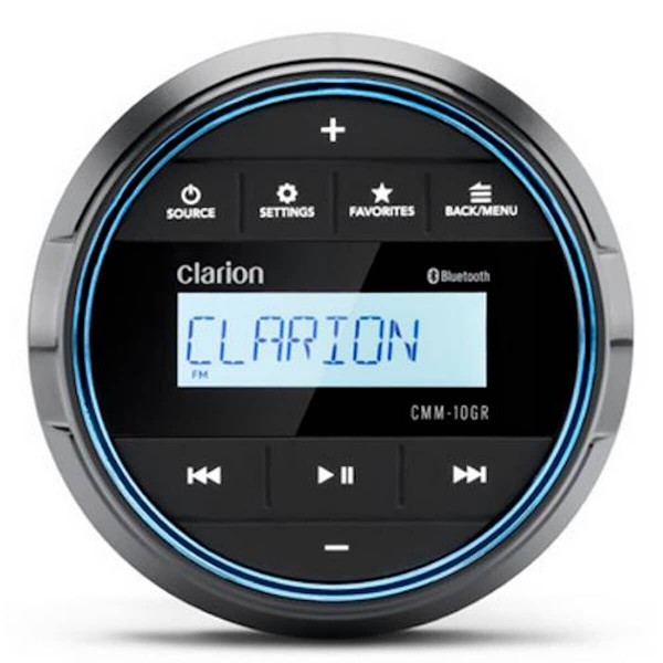 Poste stéréo Clarion Marine - CMM-10GR - N°1 - comptoirnautique.com