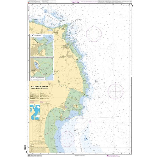 - --Carta náutica dobrada SHOM Manche Cotentin et Iles Anglo Normandes - N°6 - comptoirnautique.com