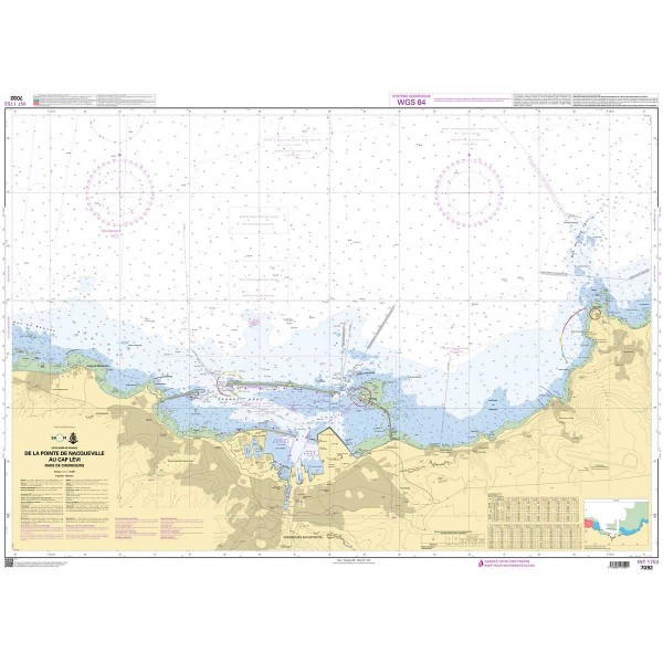 - --Carta náutica dobrada SHOM Manche Cotentin et Iles Anglo Normandes - N°9 - comptoirnautique.com