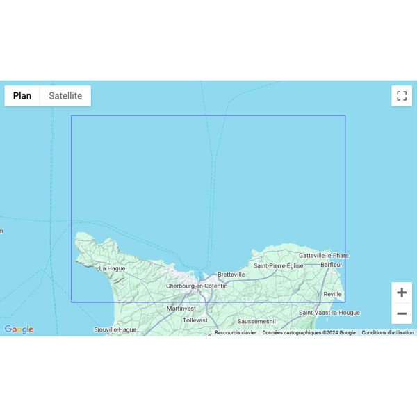 Carte marine pliée SHOM - Manche 7120L : Abords de Cherbourg zone de navigation - N°11 - comptoirnautique.com