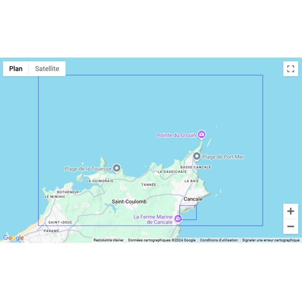 Carte marine pliée SHOM - Manche 7131L : Du Havre de Rothéneuf à Cancale zone de navigation - N°14 - comptoirnautique.com