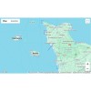 Carte marine pliée SHOM - Manche 7133L : Ports de la côte Ouest du Cotentin zone de navigation - N°2 - comptoirnautique.com