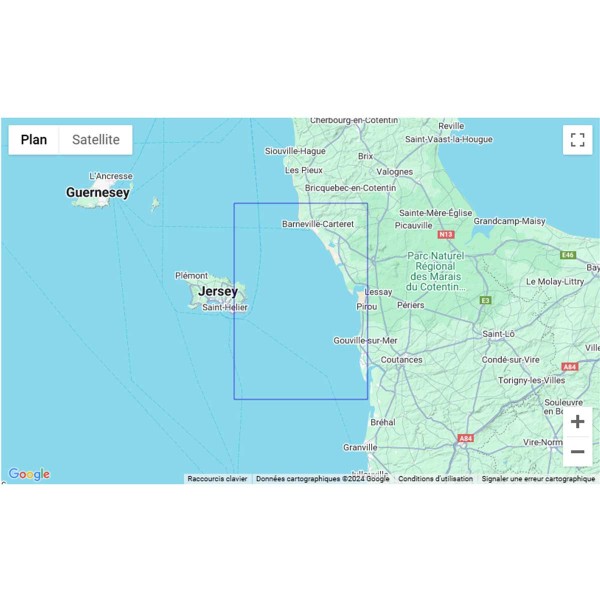 Carte marine pliée SHOM - Manche 7157L : De la Pointe d'Agon au Cap de Carteret - Passage de la Déroute  zone de navigation - N°26 - comptoirnautique.com