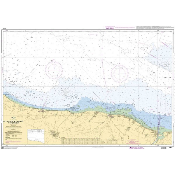 - --Carta náutica dobrada SHOM Manche Cotentin et Iles Anglo Normandes - N°42 - comptoirnautique.com