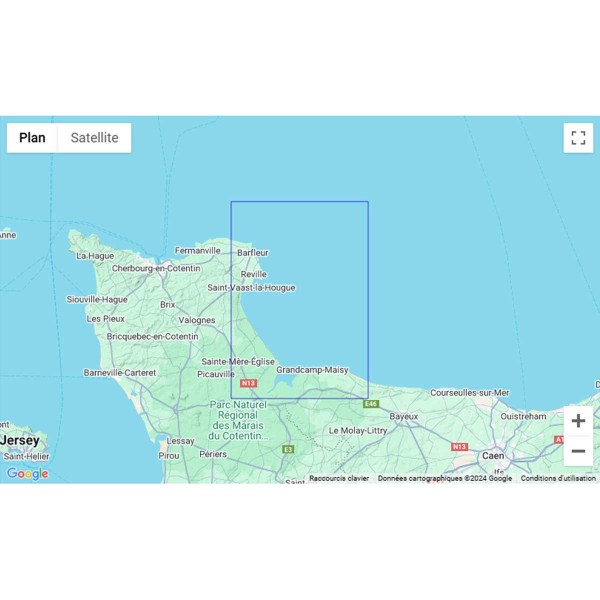 SHOM folded nautical chart - Manche - Cotentin et Iles Anglo-Normandes - N°44 - comptoirnautique.com