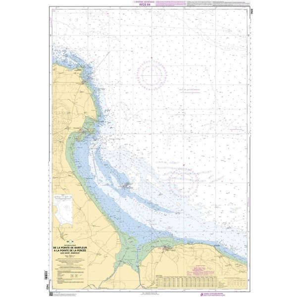 - --Carta náutica dobrada SHOM Manche Cotentin et Iles Anglo Normandes - N°45 - comptoirnautique.com