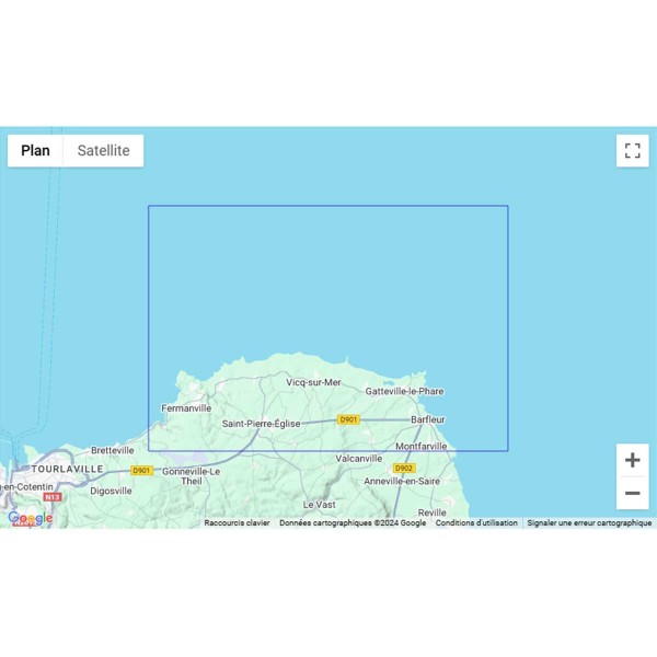 - --Carta náutica dobrada SHOM Manche Cotentin et Iles Anglo Normandes - N°50 - comptoirnautique.com