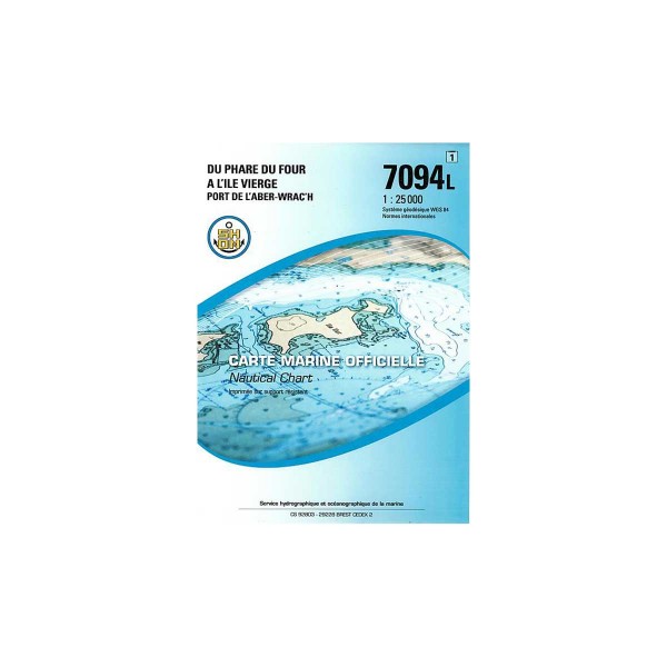 - - Carta náutica dobrada SHOM Atlântico / Canal da Mancha Norte da Bretanha e Canal da Mancha Oeste - N°10 - comptoirnautique.com