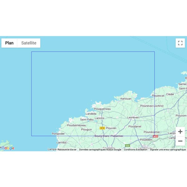 SHOM folded nautical chart - Atlantic / English Channel - North Brittany and Western Channel - N°14 - comptoirnautique.com